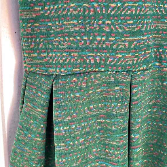 NWT Lularoe Green Amelia Day Dress 3XL - Picture 3 of 9